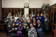 Новогодняя роспись по дереву