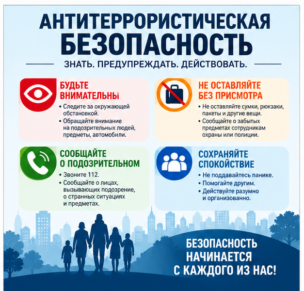 Терроризм – угроза для каждого из нас!