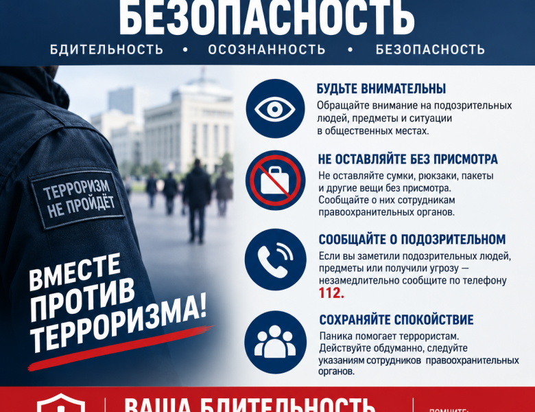 Терроризм – угроза для каждого из нас!